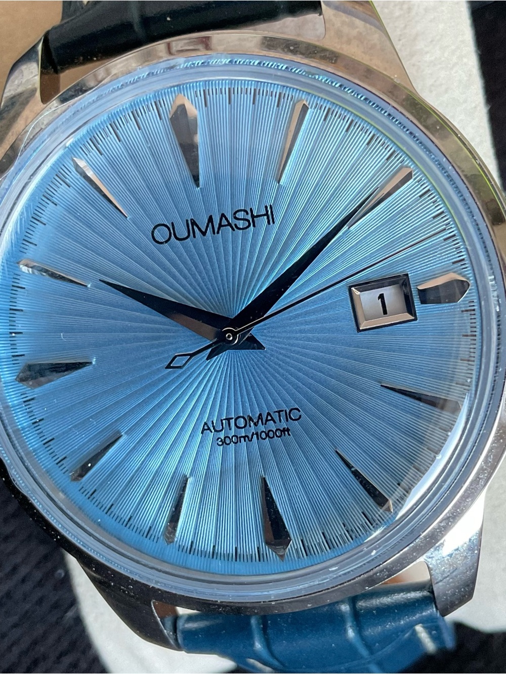 EUC AUTOMATIC Oumashi Radiant Blue Cocktail Watch